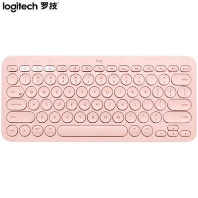 羅技（Logitech）K380 鍵盤 藍(lán)牙辦公鍵盤 無(wú)線鍵盤 女友 便攜超薄鍵盤 筆記本鍵盤 茱萸粉